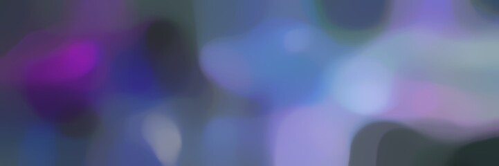 blurred iridescent landscape format background with dark slate blue, light pastel purple and light slate gray colors and space for text or image