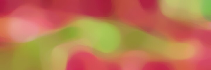 blurred bokeh iridescent landscape format background graphic with peru, indian red and moderate red colors space for text or image