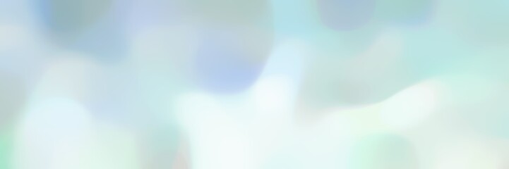blurred bokeh iridescent landscape format background graphic with powder blue, honeydew and lavender colors space for text or image