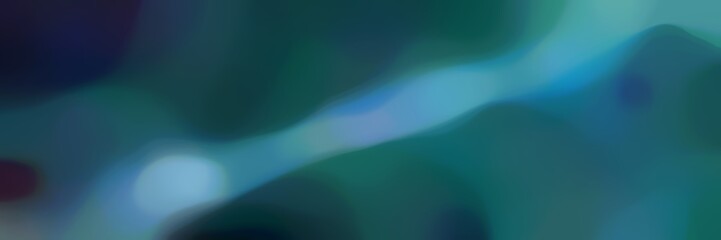 blurred bokeh iridescent landscape format background bokeh graphic with dark slate gray, steel blue and teal blue colors space for text or image