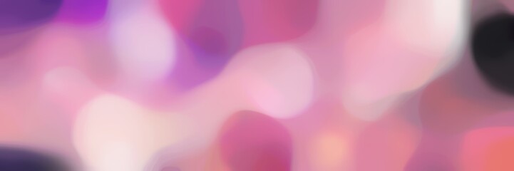 smooth landscape format background bokeh graphic with pastel violet, very dark violet and pastel pink colors and space for text or image