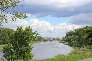 bridge over the river