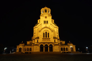 Fototapeta na wymiar Sofia Cathedral Aleksandar Nevski - East View