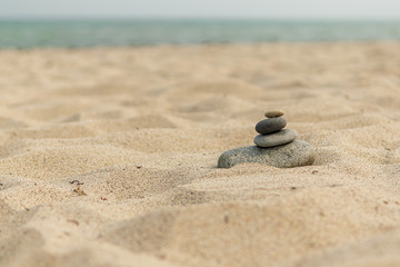 Fototapeta na wymiar pebbles on a beach