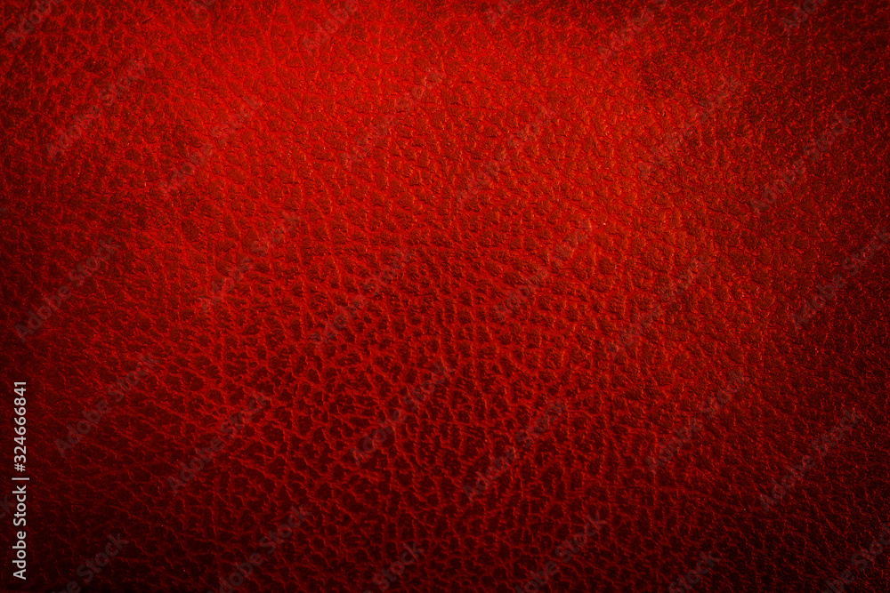 Wall mural red leather background or texture