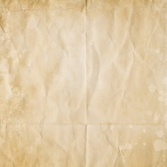 old crumpled paper texture or background