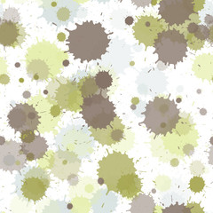 Paint stains vivid seamless pattern