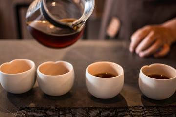 4 tazas especiales de café