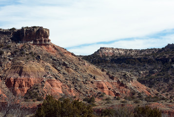 Two peaks in Palo Duro Canyon, Texas.
