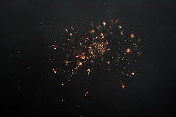 fireworks on night sky