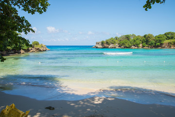 Boston Beach, Jamaica, a beach close to Port Antonio, in the north-east part of the island