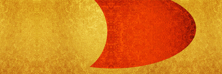 金と赤の抽象模様