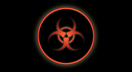 Virus infection sign. 3D medical illustration
