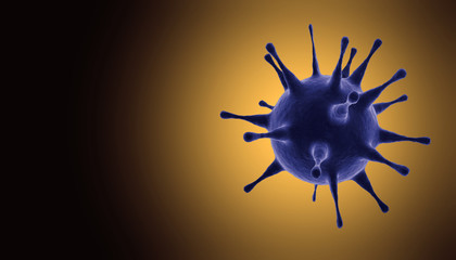 New coronavirus 2019-ncov. 3D illustration