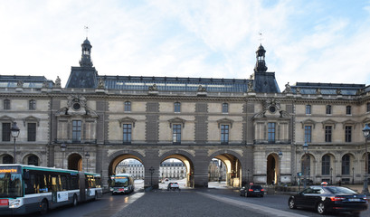 Paris, France : le palais du Louvre, musée.