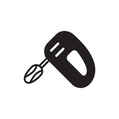 mixer kitchen icon collection, trendy style