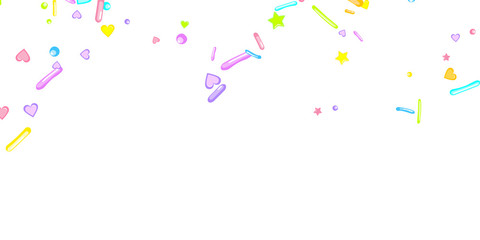 Sprinkles grainy. Cupcake dessert bakery confetti