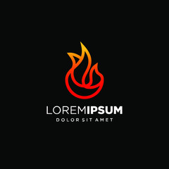 Fire Logo  Design Concept