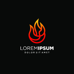 Fire Logo  Design Concept