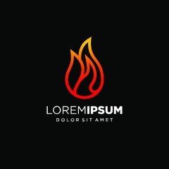 Fire Logo  Design Concept