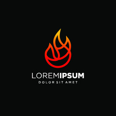 Fire Logo  Design Concept