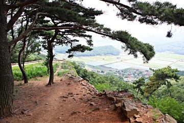 Obraz premium 전등사둘레길입니다