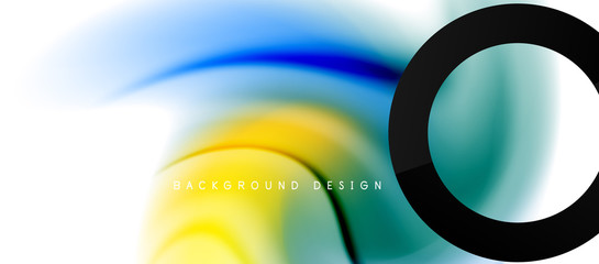 Abstract background, fluid mixing gradient liquid style colors composition. Vector Illustration For Wallpaper, Banner, Background, Card, Book Illustration, landing page