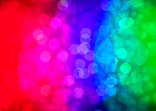 Fondo Neon Arcoiris