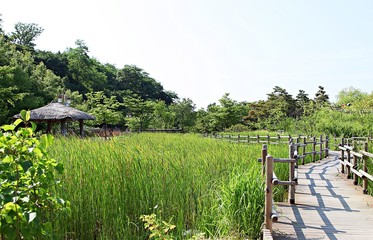 월미도한옥마을입니다