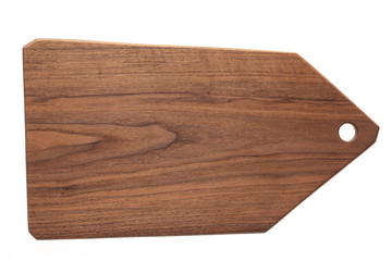 Handmade walnut wood chopping board.