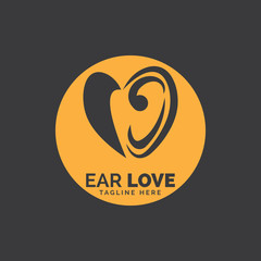 Hearing Logo Template vector icon design