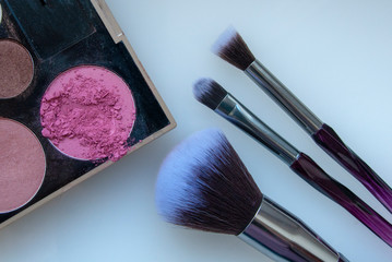 Glamour brush for makeup or eyeshadow cosmetic