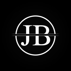 JB letter Type Logo Design vector Template. Abstract Letter JB logo Design