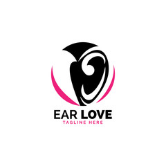 Hearing Logo Template vector icon design