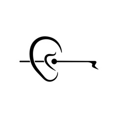 Hearing Logo Template vector icon design