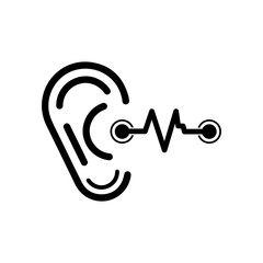 Hearing Logo Template vector icon design