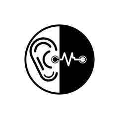 Hearing Logo Template vector icon design