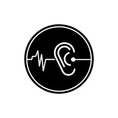Hearing Logo Template vector icon design