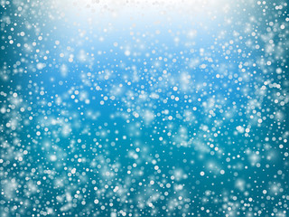 Falling Snow Confetti Winter Vector Background. 
