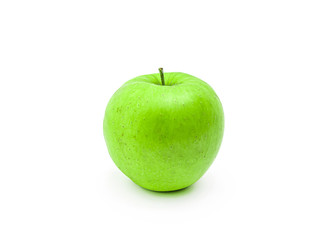 Apple green isolated on a white background