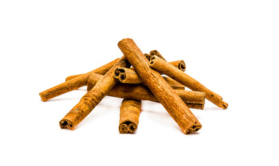 Cinnamon isolated on a white background