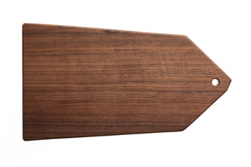 Handmade walnut wood chopping board.