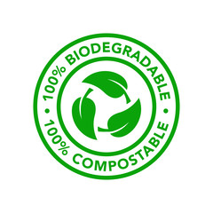 Biodegradable and compostable icon product