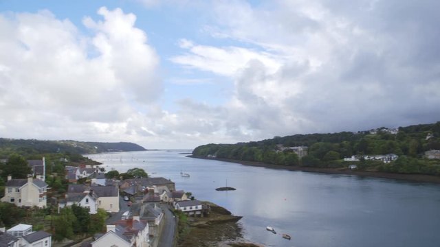Menai Suspension Bridge view of the water