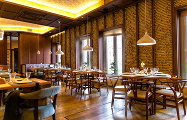 Interior of the Chinese restaurant