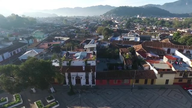 Iglesia de Mexicanos, San Christobal de las Casas, Mexico by rone in the morning
