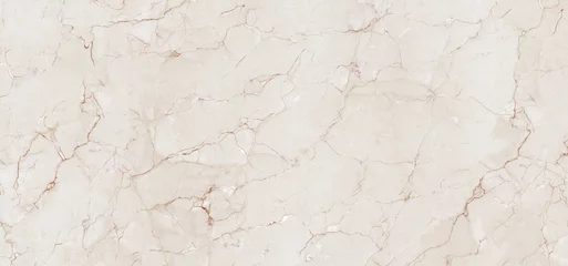 Foto op Canvas White glossy marble texture background, luxurious agate marble texture with brown veins, polished quartz stone background, natural breccia marble for ceramic wall and floor tiles. © Stacey Xura