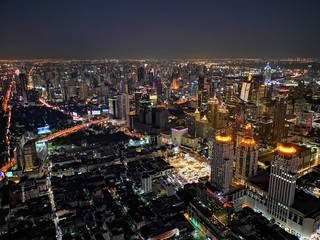 Fototapeta premium Bangkok bei Nacht