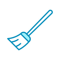 broom - home appliances icon vector design template