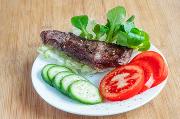 juicy beef roasted fresh from the bbq grill